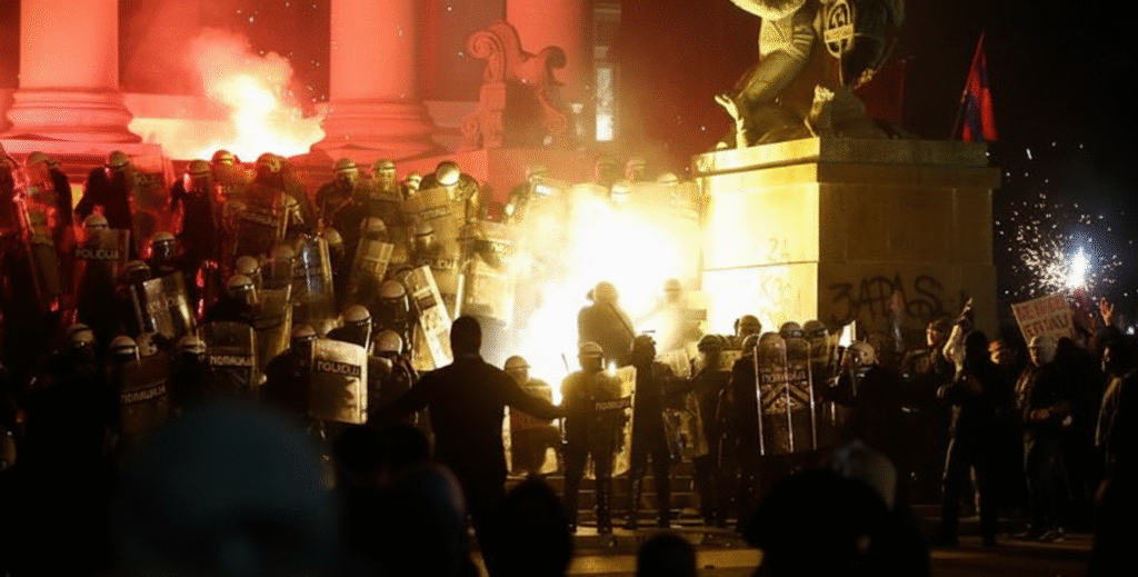 Serbia Train Station Collapse