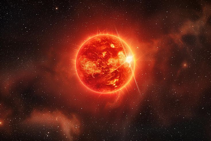 red dwarf stars carbon oxygen