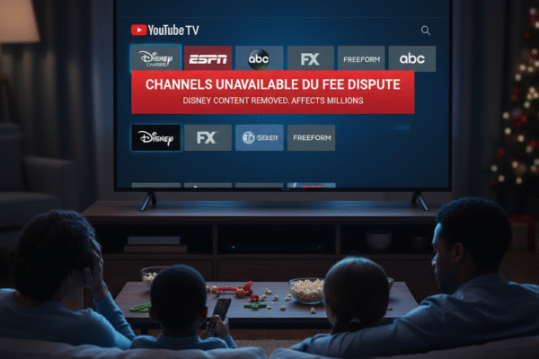 Disney pulls channels from YouTube TV