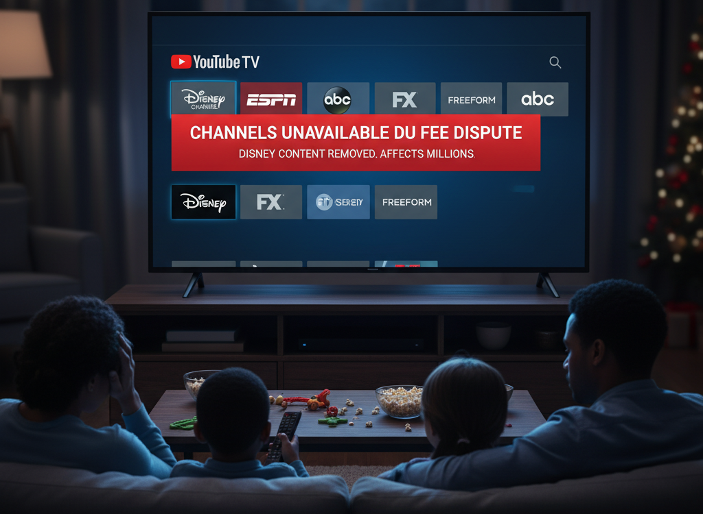 Disney pulls channels from YouTube TV